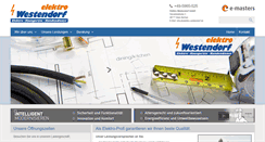 Desktop Screenshot of elektro-westendorf.de